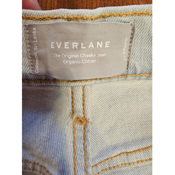 Everlane The Original Cheeky Jeans High Rise Straight Leg, Organic Cotton, Sz 27 - Picture 7 of 13